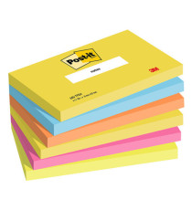 Blocco foglietti Colori Energy - 655-TFEN - 76 x 127 mm - 72 gr - colori assortiti - 100 fogli - Post-it