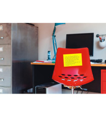 Blocco foglietti Post-it Super Sticky Meeting Notes - 6445-SSP - 152 x 101 mm - rosa/verde neon - 45 fogli - Post-it