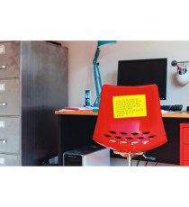 Blocco foglietti Post-it Super Sticky Meeting Notes - 6445-SSP - 152 x 101 mm - rosa/verde neon - 45 fogli - Post-it