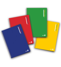 Blocco notes - spiralato sul lato lungo - 4mm - 22,3 x 29,7cm - 80gr - 140 fogli - BM
