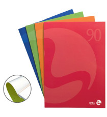 Blocco notes BM90 - A4 - collato lato corto - quadretti 10mm - 80fg - 90gr - copertina 250gr - BM