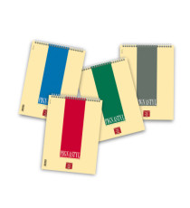 Blocco Pignastyl spiralato - A4 - 210 x 297mm - 80gr - 60 fogli - 5mm - Pigna