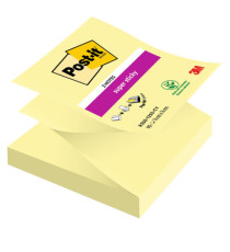 Blocco Post-it Super Sticky Z Notes - R330-123SS-CY - 76 x 76 mm - giallo Canary - 90 fogli - Post-it