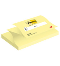 Blocco Post-it Super Sticky Z Notes - R350 - 76 x 127 mm - giallo Canary - 100 fogli - Post-it