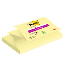 Blocco Post-it Super Sticky Z Notes - R350-123SS-CY - 76 x 127 mm - giallo Canary - 90 fogli - Post-it