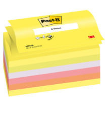 Blocco Post-it Super Sticky Z Notes - R350NR - 76 x 127 mm - assortiti neon - 100 fogli - Post-it