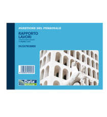 Blocco rapporto lavori - 50/2 copie autoricalcanti - DU1679C0000 - Data Ufficio