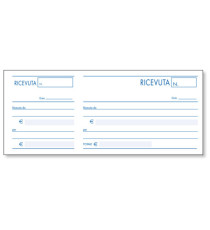 Blocco ricevute generiche - 10 x 22cm - 100 fogli - BM