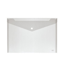 Busta con bottone - A6 - PP - colori assortiti - Lebez