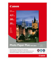 Canon - Carta fotografica Plus Semi-Gloss satinata SG-201 - A3+ - 20 Fg - 260gr - 1686B032