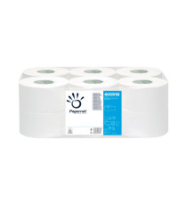 Carta igienica Mini Jumbo - 2 veli - 16,5 gr -  diametro 19,5 cm - 9,5 cm x 152 m - Papernet