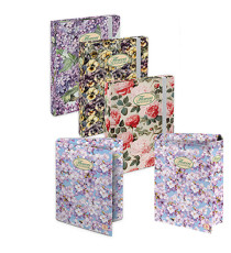 Cartella progetti Nature Flowers - 26 x 34 cm - dorso 3 cm - con elastico - Pigna
