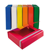 Cartella progetto - con elastico - dorso 5 cm - colori assortiti - Starline