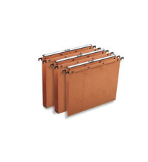 Cartella sospesa - cassetto Ultimate - interasse 39,8 cm - fondo V - legale 38x25 cm -  avana - Elba