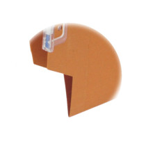 Cartella sospesa Cartesio - armadio - interasse 33 cm - fondo V - 33 x 28 cm - arancio - Bertesi