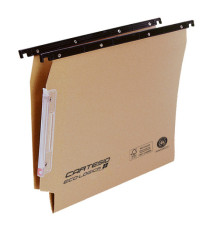 Cartella sospesa Cartesio Eco-logica - armadio - 33 cm - fondo V - 33 x 28 cm - avana - Bertesi