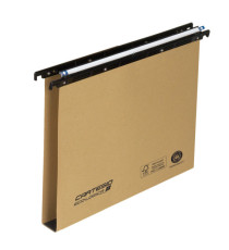 Cartella sospesa Cartesio Eco-logica - cassetto - 33 cm - fondo U - 31,3 x 25 cm - avana - Bertesi