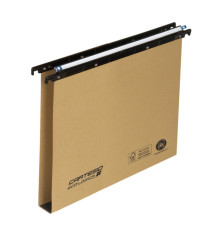 Cartella sospesa Cartesio Eco-logica - cassetto - 39 cm - fondo U - 37 x 25 cm - avana - Bertesi