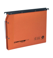 Cartella sospesa Cartesio Plus - armadio - interasse 33 cm - fondo U - 33 x 28 cm - arancio - Bertesi