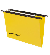 Cartella sospesa Cartesio PP - cassetto - PPL - interasse 39,5 cm - fondo V - 37 x 25 cm - colori assortiti - Bertesi