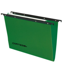 Cartella sospesa Cartesio PP - cassetto - PPL - interasse 39,5 cm - fondo V - 37 x 25 cm - colori assortiti - Bertesi
