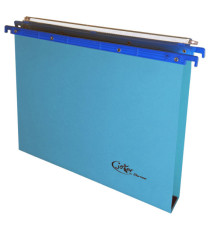 Cartella sospesa Joker - cassetto - interasse 39 cm - fondo U - 37 x 25 cm - blu - Bertesi
