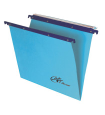 Cartella sospesa Joker - cassetto - interasse 39 cm - fondo V - 37 x 25 cm - blu - Bertesi