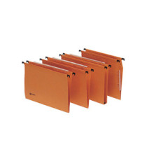 Cartella sospesa Signaletic - armadio - interasse 33 cm - fondo U 30 mm - 33x25 cm - arancione - Rexel