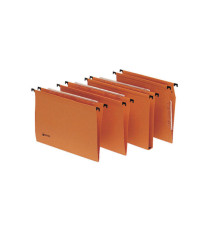 Cartella sospesa Signaletic - armadio - interasse 33 cm - fondo U 30 mm - 33x25 cm - arancione - Rexel