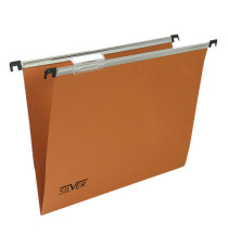 Cartella sospesa Silver - cassetto - interasse 39 cm - fondo V - 31,2 x 25 cm -  arancio - Bertesi