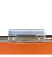 Cartella sospesa Silver - cassetto - interasse 39 cm - fondo V - 31,2 x 25 cm -  arancio - Bertesi