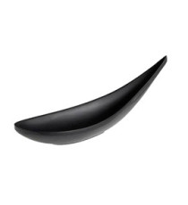 Ciotola a cucchiaio fingerfood - 14,5 x 4,5 x 1,5 cm - melamina - nero - Leone