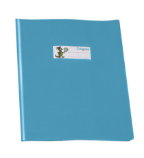 Coprimaxi GreenLine - 21 x 30 cm - PVC - 220 mic - c/alette - lucido - azzurro - Colorosa