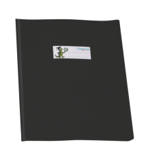 Coprimaxi GreenLine - 21 x 30 cm - PVC - 220 mic - c/alette - lucido - nero - Colorosa