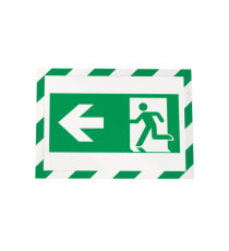 Cornice Duraframe Security - adesiva - pannello magnetico - A4  (21 x 29,7 cm) - verde/bianco - Durable