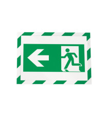 Cornice Duraframe Security - adesiva - pannello magnetico - A4  (21 x 29,7 cm) - verde/bianco - Durable