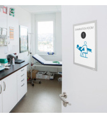 Cornice magnetica Duraframe - A4 - 21 x 29,7 cm - bianco - Durable