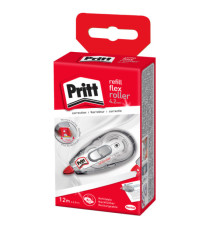 Correttore a nastro - roller - ricaricabile - 4,2 mm x 12 mt - Pritt