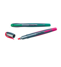 Evidenziatore a penna - punta scalpello - tratto da 1,0-4,0mm - fucsia - Starline