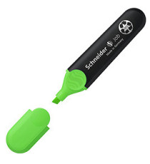 Evidenziatore Job - punta a scalpello - tratto da 1,0-5,0mm - colore verde - Schneider
