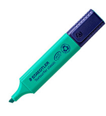Evidenziatore Textsurfer Classic - punta a scalpello - tratto 1,0mm-5,0mm - turchese - Staedtler