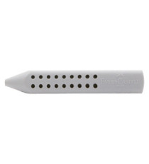 Gomma a forma di matita Grip 2001 - 90x15x15mm - grigia - Faber-Castell