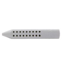 Gomma a forma di matita Grip 2001 - 90x15x15mm - grigia - Faber-Castell