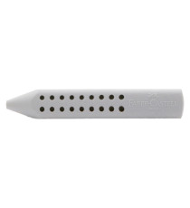 Gomma a forma di matita Grip 2001 - 90x15x15mm - grigia - Faber-Castell