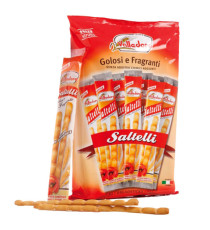 Grissini Saltelli - 240 gr - multipack 18  monoporzioni - Valledoro