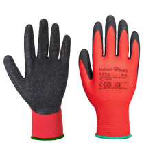 Guanti A174 Flex Grip - lattice - L - rosso/nero - Portwest