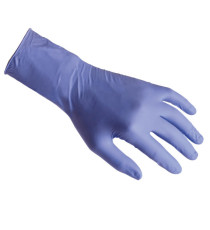 Guanti in nitrile ultra resist R99 - manichetta lunga - tg XXL - indaco - Reflexx - conf. 50 pezzi