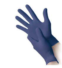 Guanti nitrile ipoallergenici N350 - senza acceleranti - taglia XS - blu - Reflexx - conf. 100 pezzi