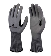Guanto antitaglio Venicut C02 - maglia softnocut - palmo in poliuretano - taglia 10 - grigio - Deltaplus