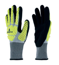 Guanto antiurto EOS NOCUT VV909 - taglia 10 - giallo fluo/grigio - Deltaplus